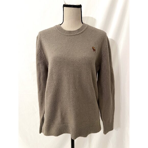 Abercrombie & Fitch Crewneck Sweater | Embroidered Moose Logo - Picture 10 of 11